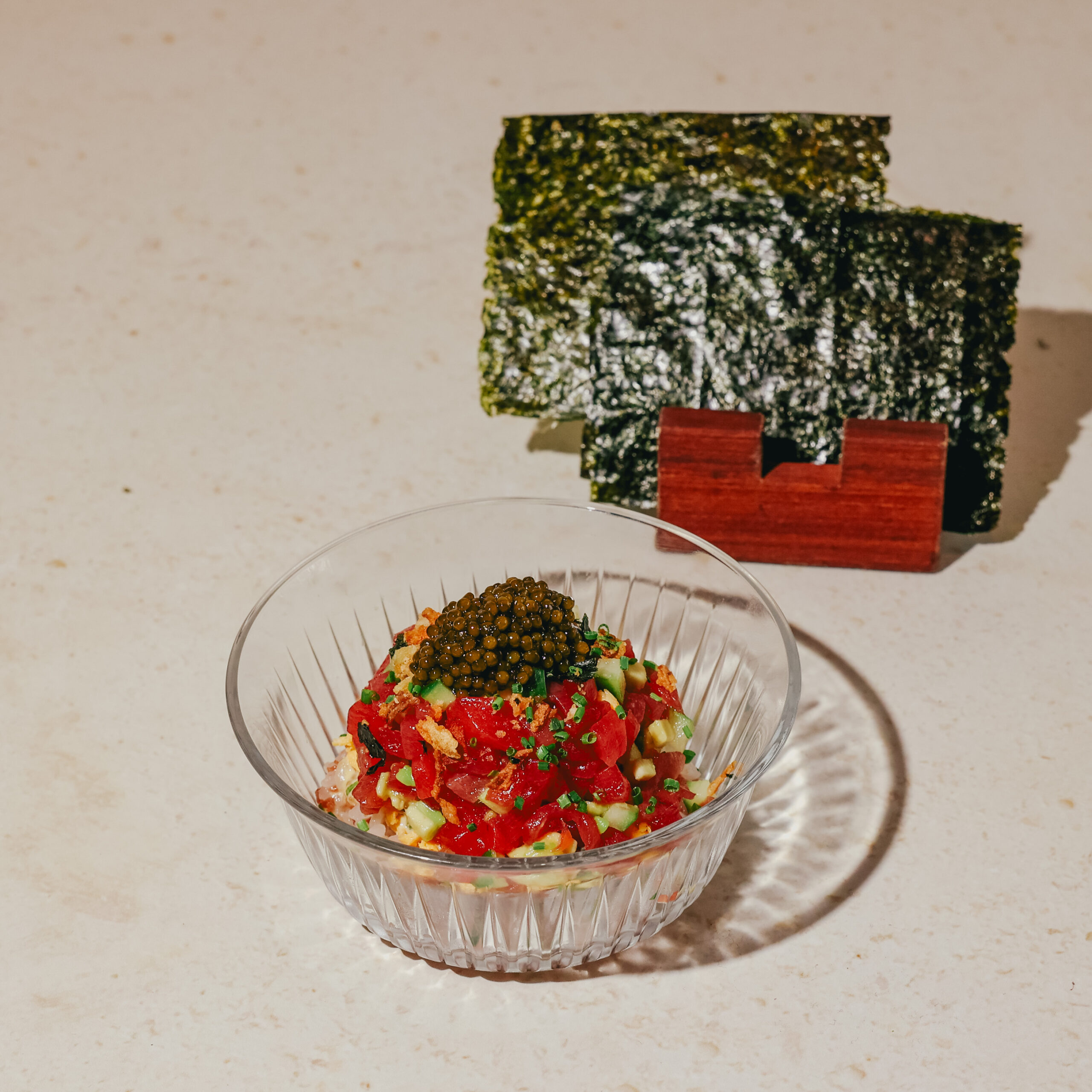 Tuna + Caviar Donburi
